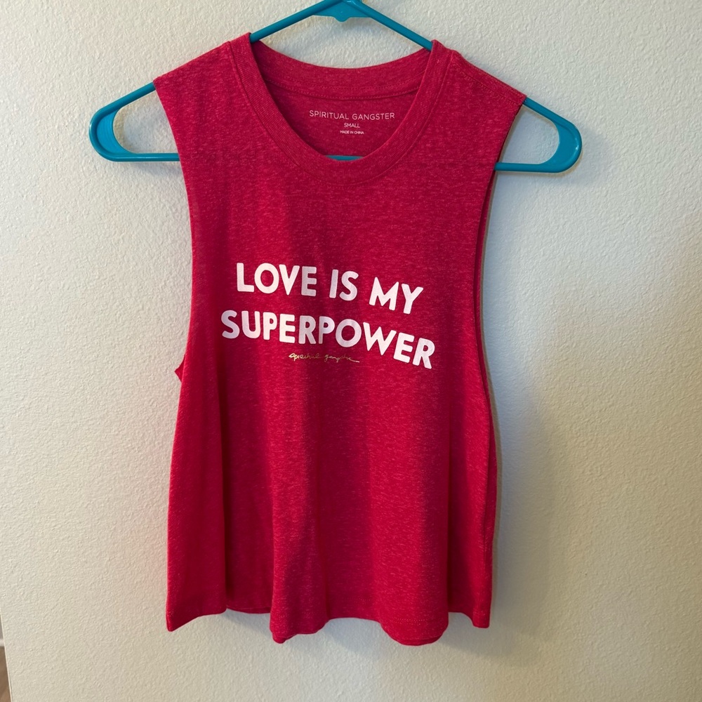 Spiritual Gangster Red Tank Top